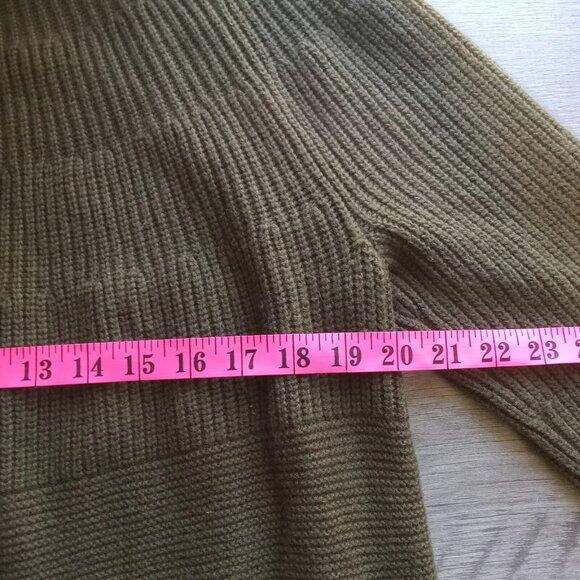 J. Jill Mock Neck Green Sweater Woman S Size Large - Picture 5 of 7